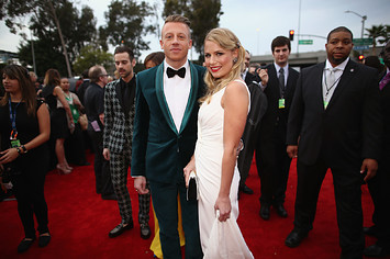 Macklemore and wife at Grammys 2014