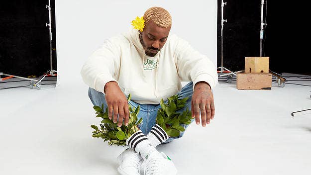 The Grammy-winning Toronto artist wears adidas's new sustainable Stan Smith and tells us how working with Kanye West shaped his new project 'God's Algorithm.'