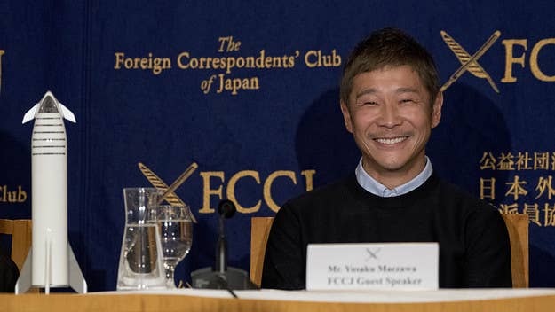 Japanese billionaire Yusaku Maezawa is seeking eight members of the public to join him on the first private flight to the moon, he announced Wednesday.