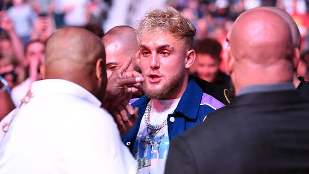 Jake Paul and Daniel Cormier exchanged words at UFC 261 that cameras caught. Last week, Cormier already shut down a challenge from Paul for an actual fight.