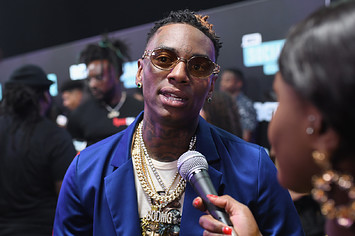 Soulja Boy attends the 2019 BET Social Awards at Tyler Perry Studio