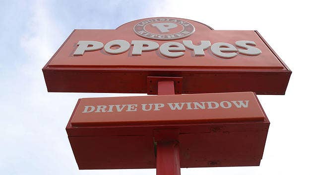 Three Florida women were arrested after video was taken of them attacking a Popeyes employee via the drive-thru window. One woman is still at large.