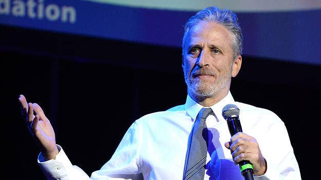 Jon Stewart referenced his 2004 appearance on CNN's 'Crossfire,' the one where he called Tucker Carlson a "dick," in a tweet he fired off Thursday.