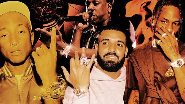 From Drake’s emerald-stoned Patek Philippe Nautilus to Jay-Z’s $5 million custom Hublot, here are the 11 most popular watch brands in hip-hop history.