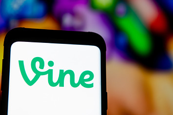 In this photo illustration a Vine logo seen displayed on a smartphone.