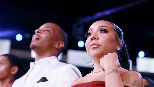 Tiny ventured into the comment section of The Shade Room on Tuesday where she claimed that Tip's accuser, Sabrina Peterson, was harassing her family.