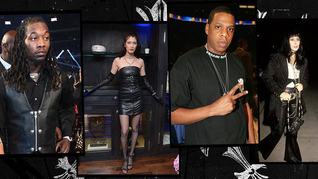 The most memorable Chrome Hearts outfits from over the years, including celebrities such as Jay-Z, Drake, Rihanna, Kylie Jenner, Bella Hadid, and more.