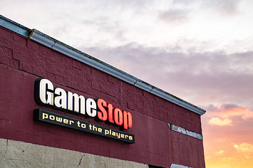 GameStop logo is seen at one of their stores in Athens, Ohio.