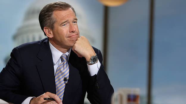 MSNBC host Brian Williams got some Twitter love late on Thursday after he shared a clip from 'Jerry Maguire' instead of Trump and Kevin McCarthy's meeting.