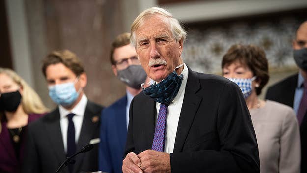 Angus King has suggested that in an effort to stop the spread of COVID-19, Netflix and other streamers should provide their services for free over the holidays.