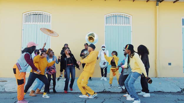 New Orleans collective GLBL WRMNG team up in their community to deliver the bright visuals for their new song "504" which pays homage to Niyo Davinci.