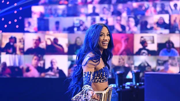 We talked to WWE Superstar Sasha Banks about the legacy of the 2018 Women's Royal Rumble, her own dominance in the division, 'Mandalorian,' and much more. 
' 
