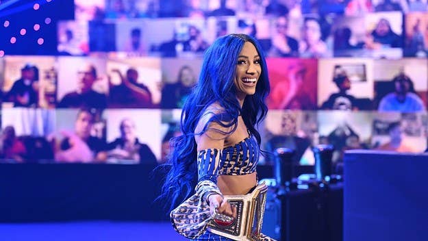 We talked to WWE Superstar Sasha Banks about the legacy of the 2018 Women's Royal Rumble, her own dominance in the division, 'Mandalorian,' and much more. 
'