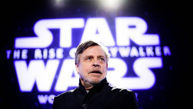 The actor who played Luke Skywalker jokingly asked if the Space Force could be sued for using ideas from 'Star Wars,' 'Star Trek' and the Marvel universe.
