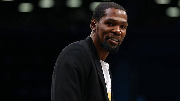 Kevin Durant had some fun on Twitter after having to exit the Brooklyn Nets game against the Toronto Raptors due to the NBA's COVID protocol. 