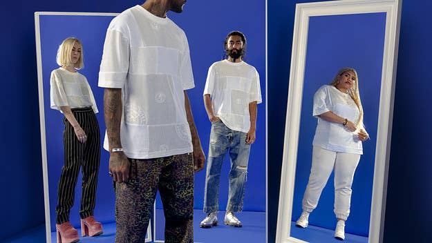 Premium vodka brand Absolut have linked up with London-based luxury upcycle experts clothsurgeon for a new collaborative t-shirt. 