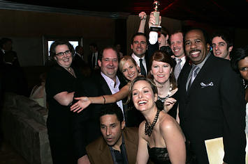 The cast of 'The Office' at a 2006 Golden Globes after party.