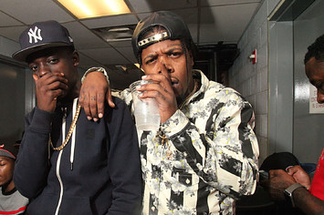 Bobby Shmurda and Rowdy Rebel attend Fab in Concert at BB King Blues Club & Grill