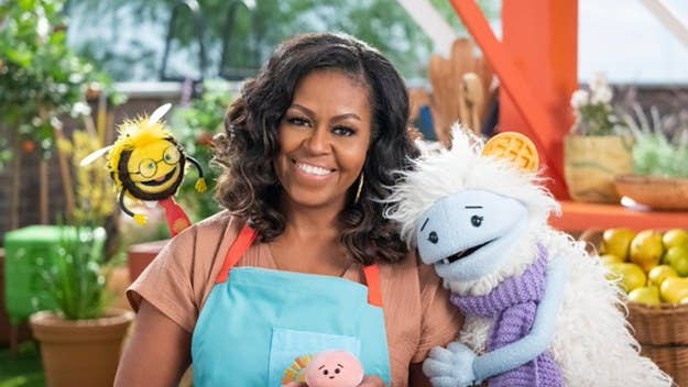 Michelle Obama announced her brand new series 'Waffles + Mochi!' aimed at kids and focused on healthy eating. It premieres March 16 on Netflix.