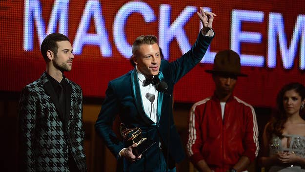During a recent appearance on 'People's Party with Talib Kweli,' Macklemore reflected on the 2014 Grammys and his controversial Best Rap album win.