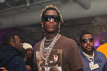 Young Thug attends Lil Baby's Ice Ball
