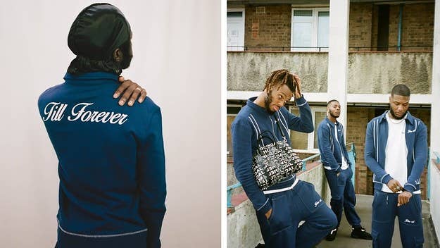 London-based luxe streetwear label Jehu-cal have just launched one of their most highly-anticipated pieces to date: the Navy 'Till Forever' Trackset. 