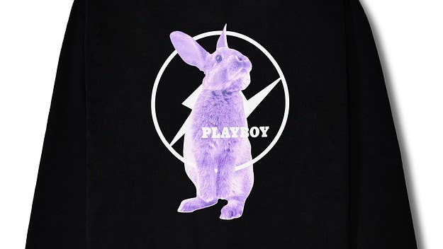 The collaboration sees Hiroshi Fujiwara incorporating images of actual bunnies as a nod to the iconic Playboy logo, which also appears on the pieces.