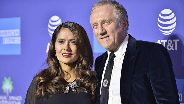 In a recently released podcast, Salma Hayek pushed back at allegations that she married her husband, French businessman François-Henri Pinault, for money.
