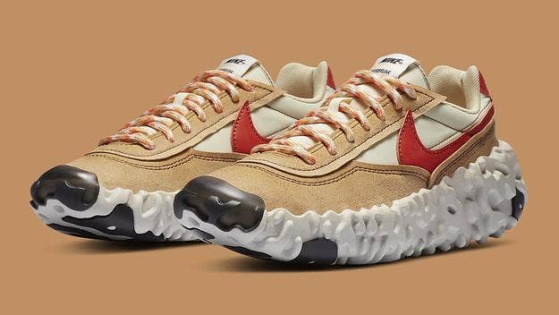 Some people who purchased Nike's OverBreak Overspray shoe believe it could be hiding a Tom Sachs-looking colorway underneath its top layer. Find out more here.