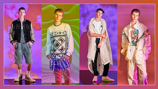 Saks Fifth Avenue has the best spring '21 fashion and sneakers for men from top labels like Amiri, Stone Island, Versace and Dolce & Gabbana