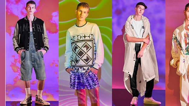 Saks Fifth Avenue has the best spring '21 fashion and sneakers for men from top labels like Amiri, Stone Island, Versace and Dolce & Gabbana