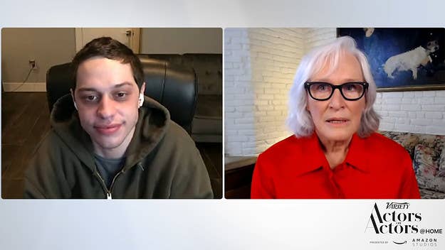 Pete Davidson and Glenn Close had a charming interview for 'Variety' magazine's Actors on Actors series, and two also tackled the subject of mental health.