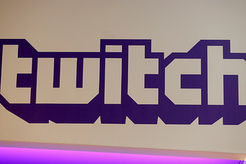 Twitch logo is displayed during the 'Paris Games Week.'