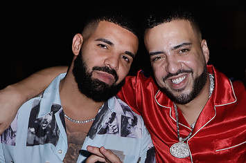 Drake and French Montana during the Hublot Collectors Dinner