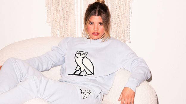 The model and fashion designer is the face of OVO's latest drop of quarantine-ready women’s loungewear.