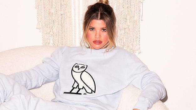 The model and fashion designer is the face of OVO's latest drop of quarantine-ready women’s loungewear.