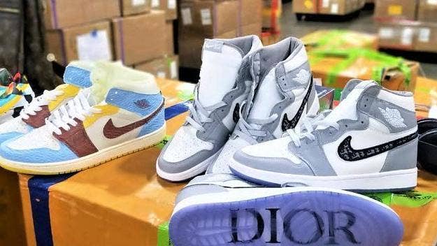 Dior Air Jordans and 'Chunky Dunky' Nike SBs among $32 million in counterfeit product seized by U.S. Customs and Border Protection. Click for more on the story.