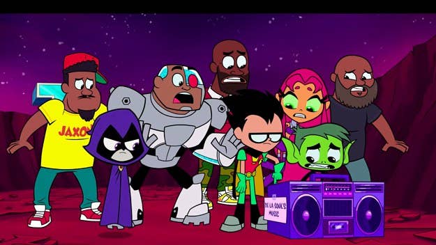 Iconic hip-hop trio De La Soul will appear in the new 'Teen Titans Go!' episode this week, teaming up with the Titans to get their music back.