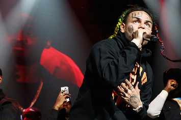 Rapper 6ix9ine performs at Power 105.1's Powerhouse 2018 at Prudential Center