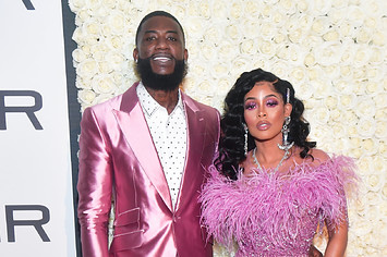Gucci Mane and Keyshia Ka'oir attend Gucci Mane Black Tie Gala.