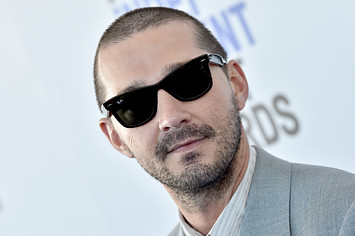 Shia LaBeouf attends the 2020 Film Independent Spirit Awards.