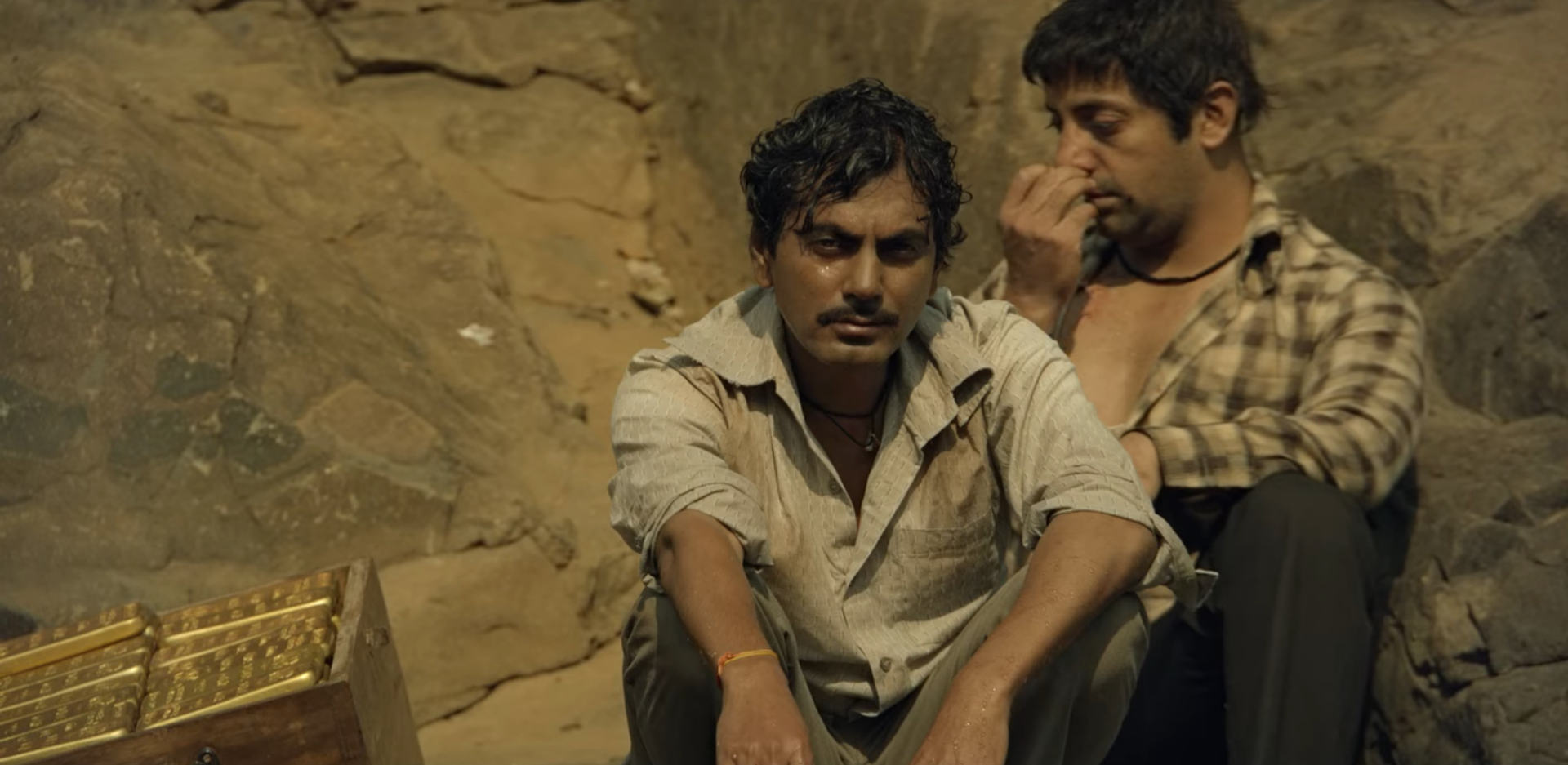 Nawazuddin Siddiqui sitting