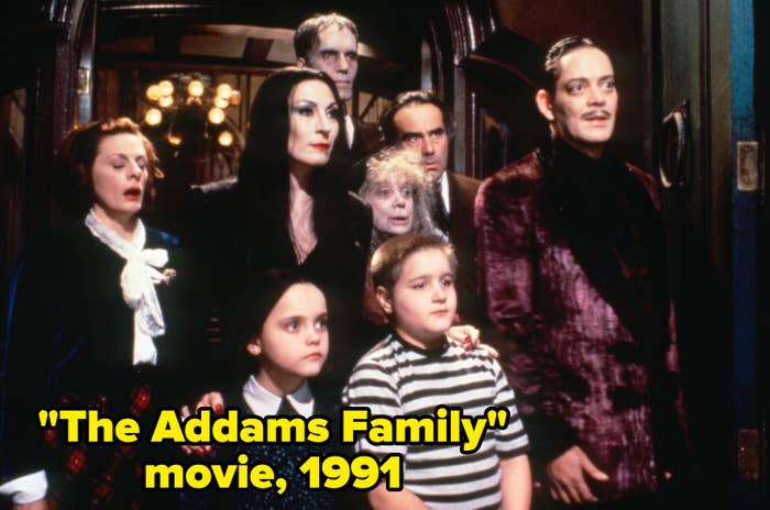 the cast of the addams family 1991 film