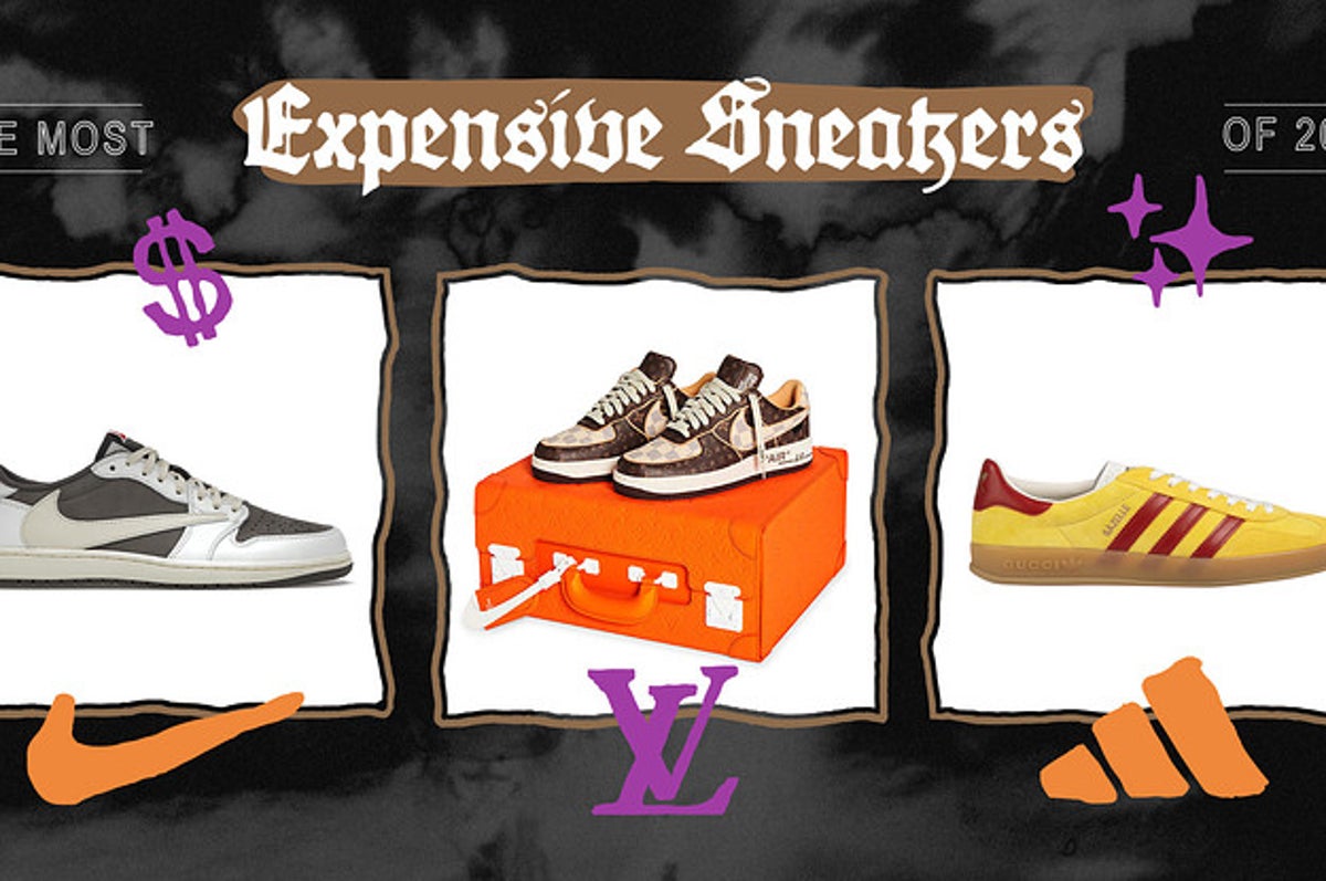 The world's 20 most expensive sneakers (2022)