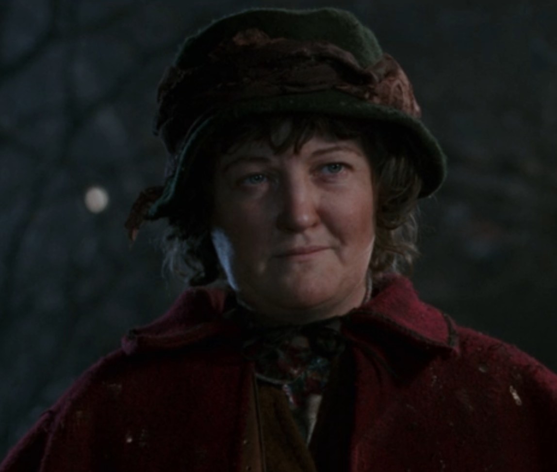Brenda Fricker appears as the Pigeon Lady