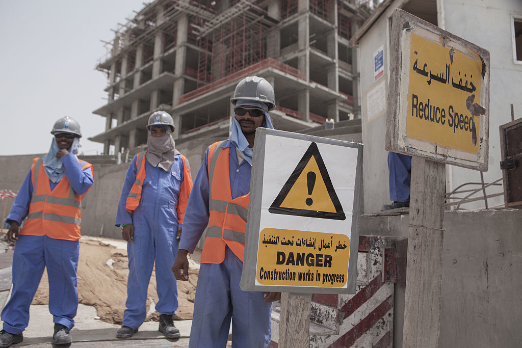 construction workers in Qatar