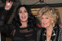 Cher and her mother Georgia Halt during a ceremony at Grauman's Chinese Theatre