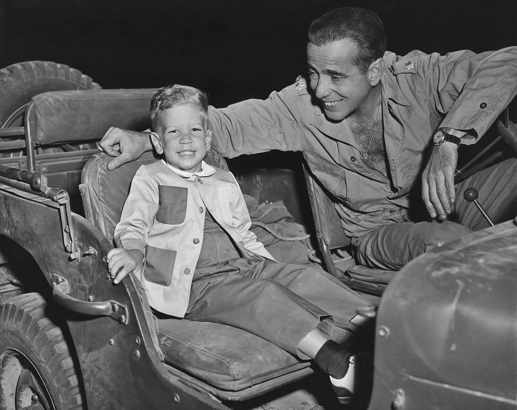 Stephen and Humphrey Bogart