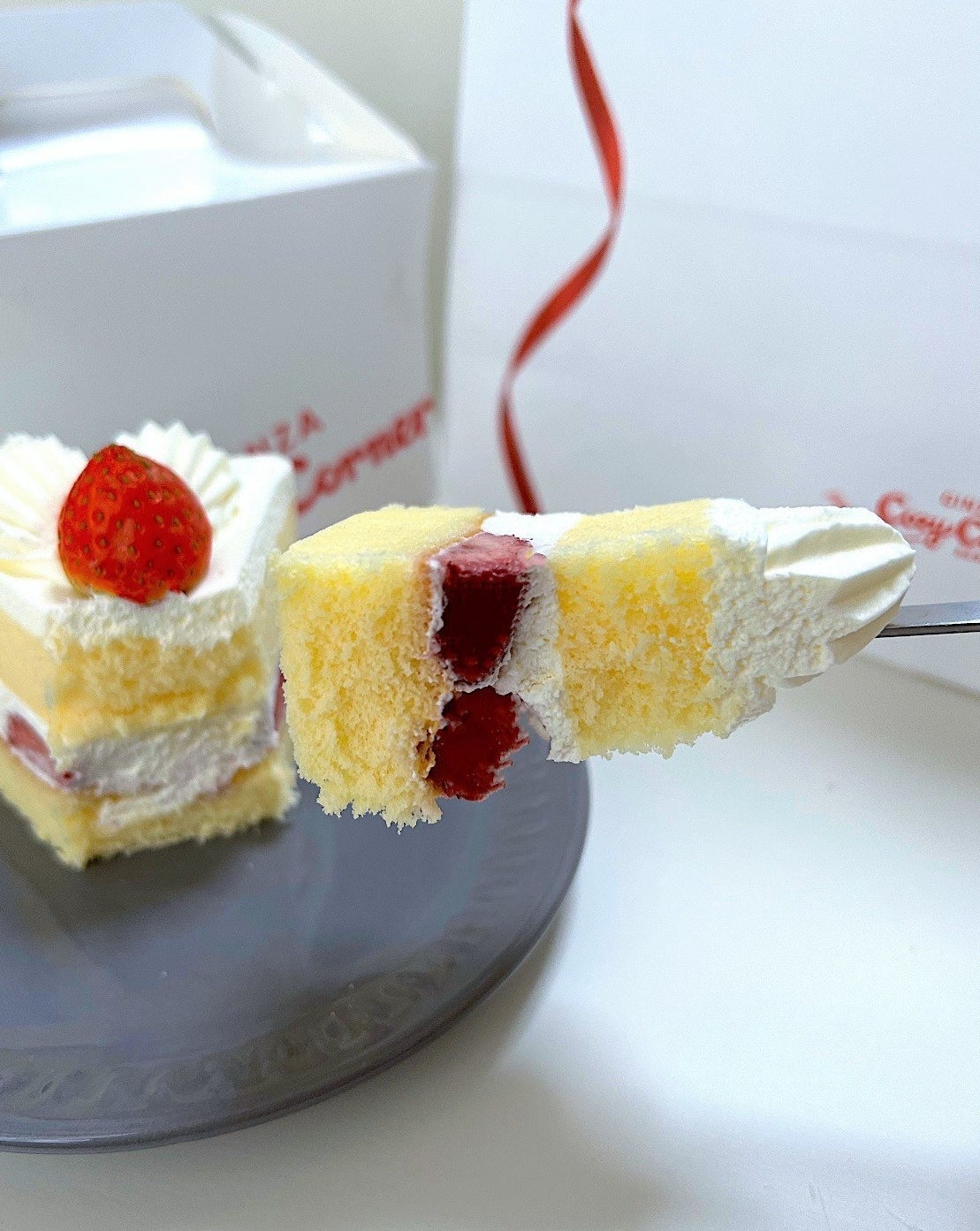 コージーコーナーのおすすめデザート「苺のショートケーキ」