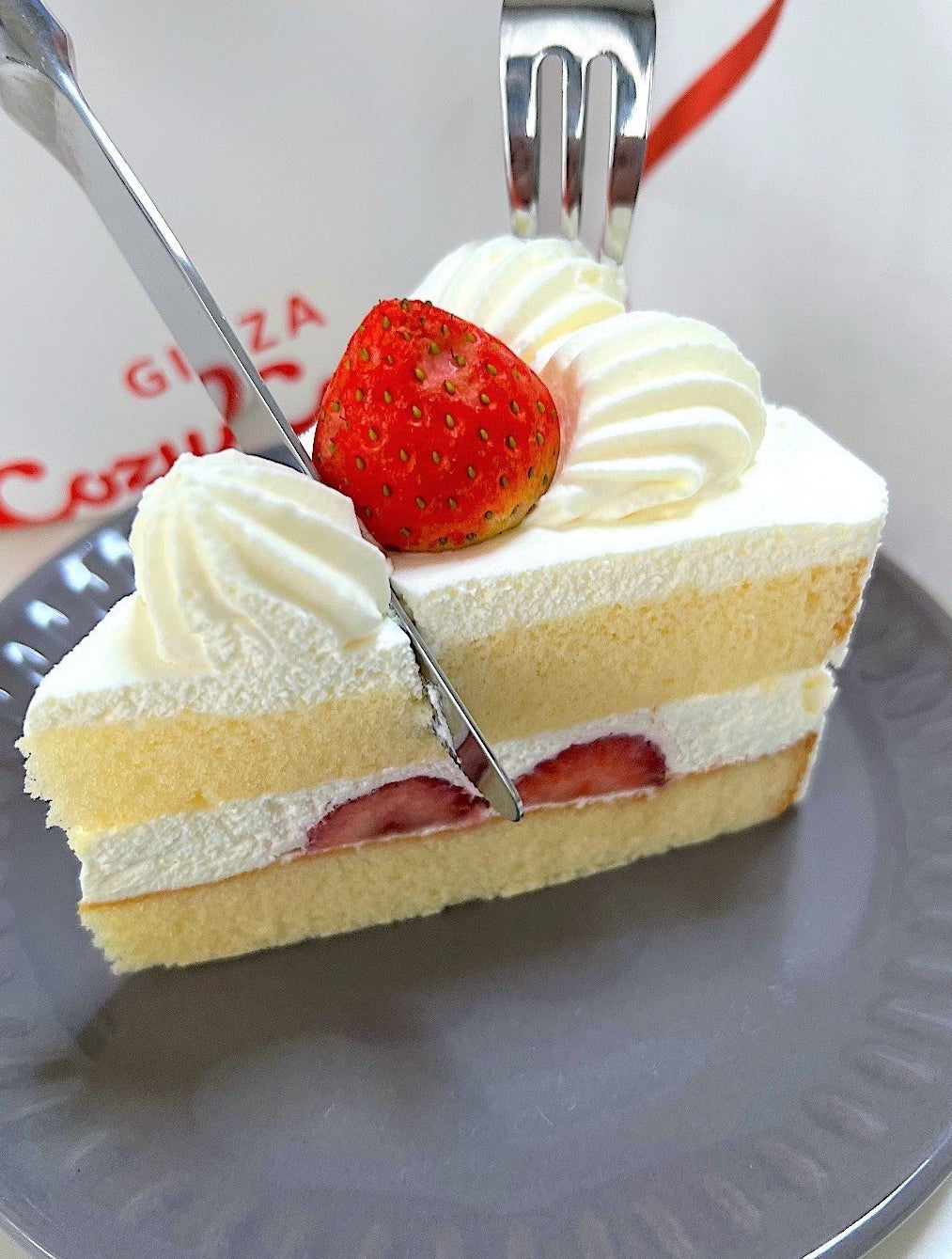 コージーコーナーのおすすめデザート「苺のショートケーキ」